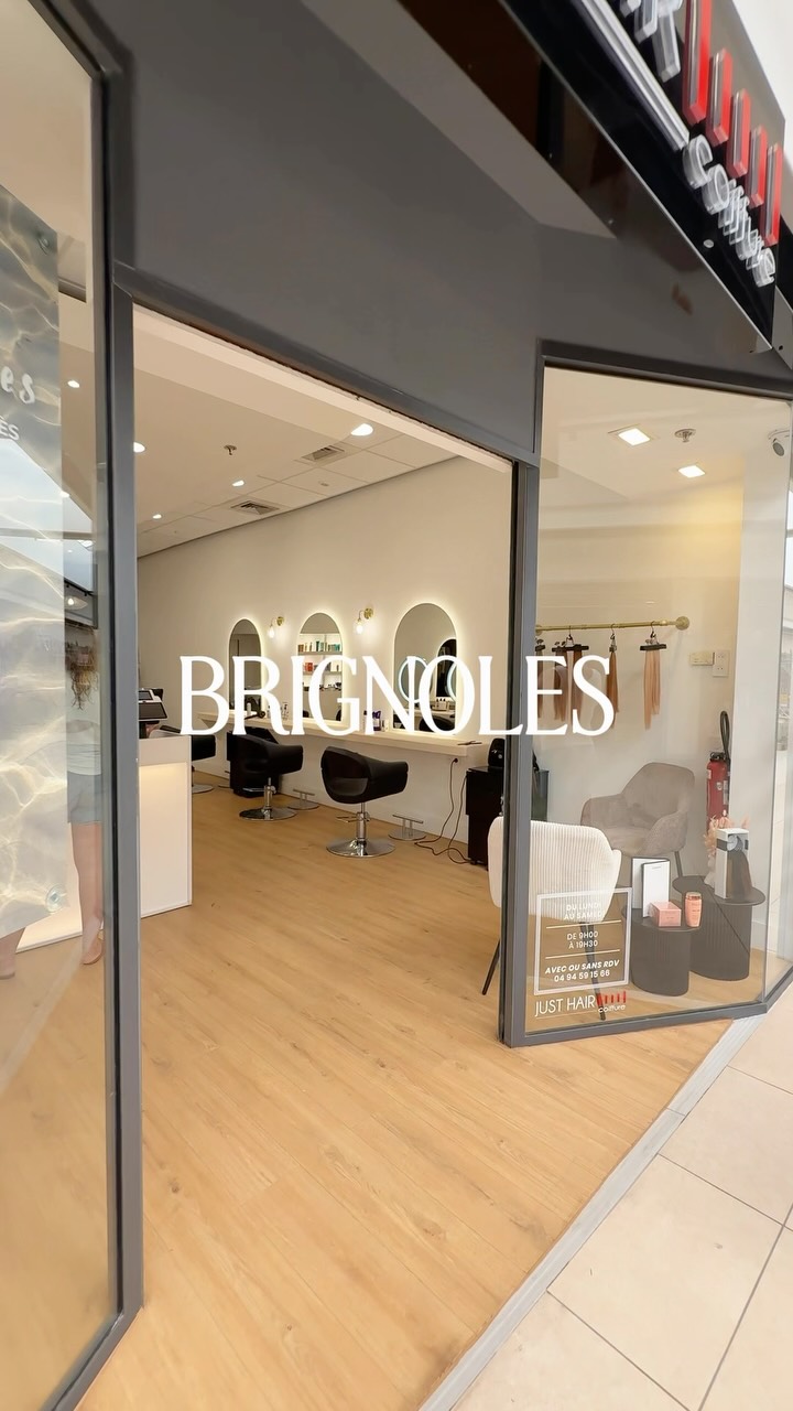 Petite visite de Just Hair Brignoles 💫 Un salon lumineux...