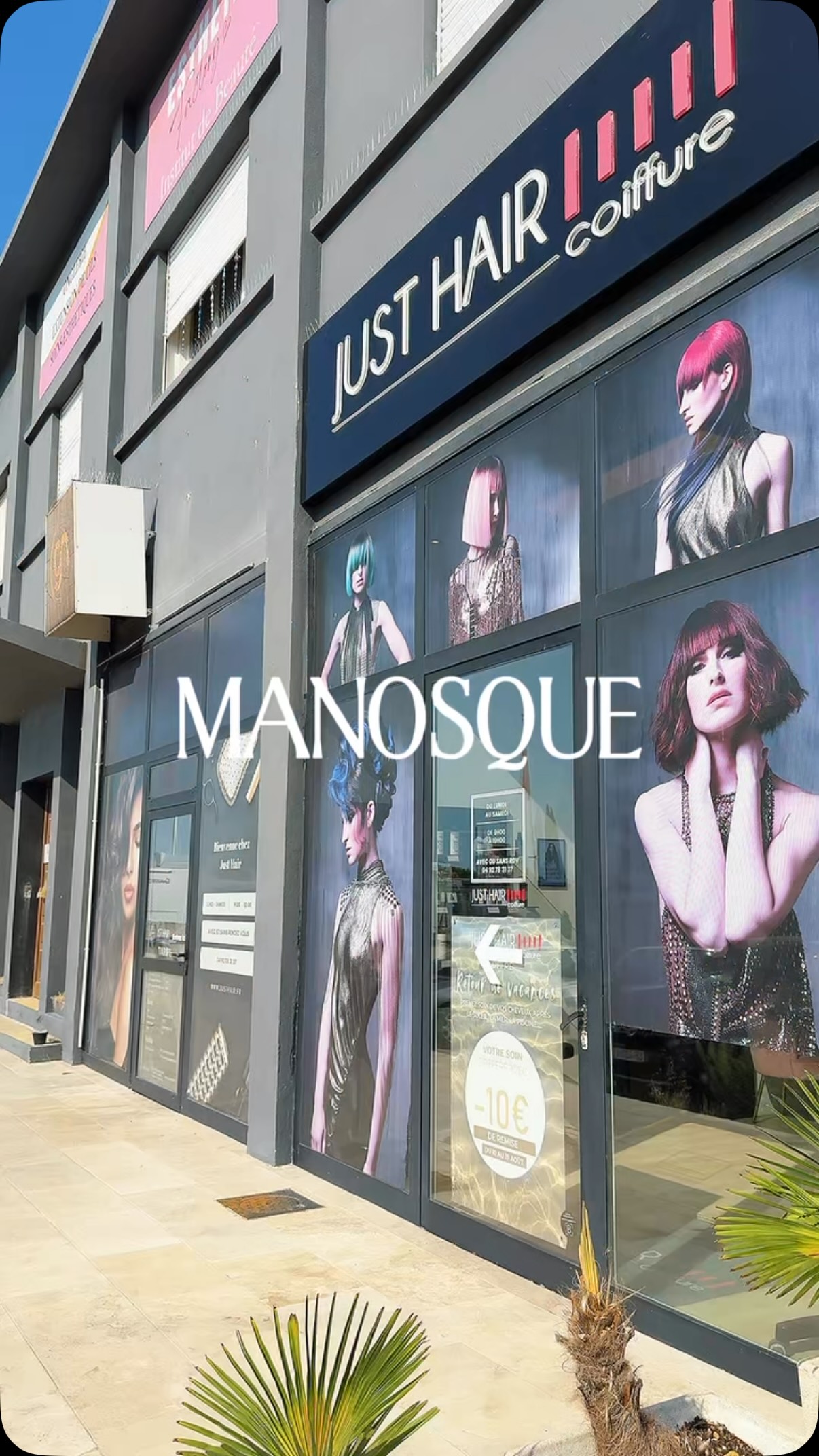 Just Hair Manosque, c’est ici que ça se passe🫶🏼 📍Rond-Point...